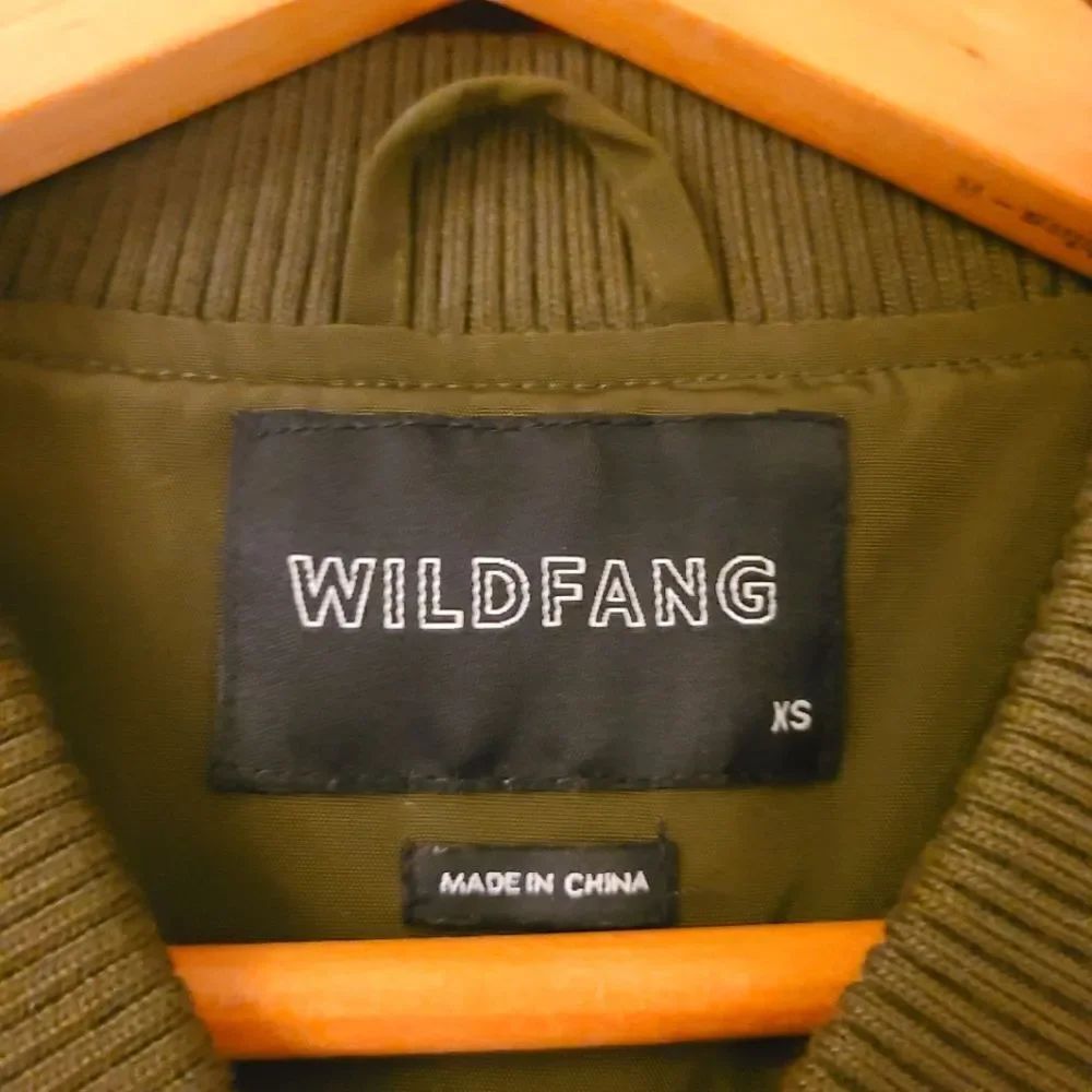 Wildfang Wild Feminist Collection Olive Bomber Jacket With Patches Xs — image 3 of 8